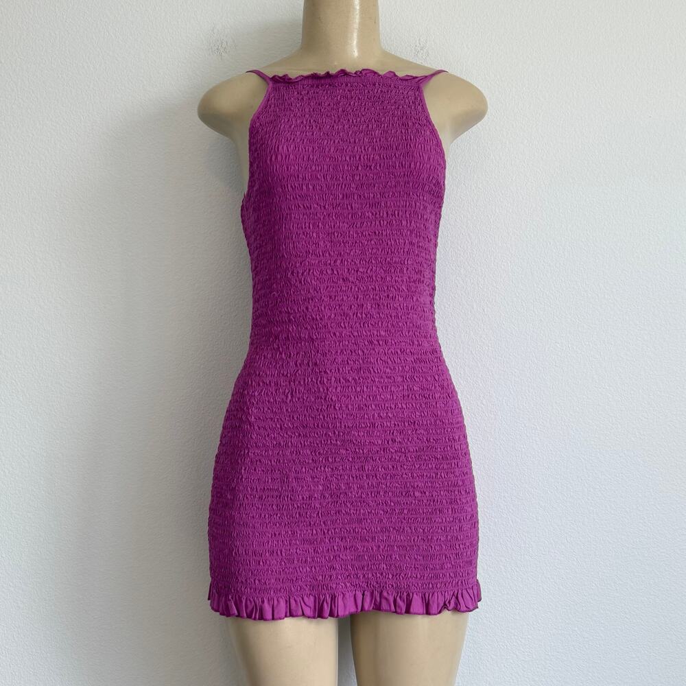 Free People Purple Mini Dress